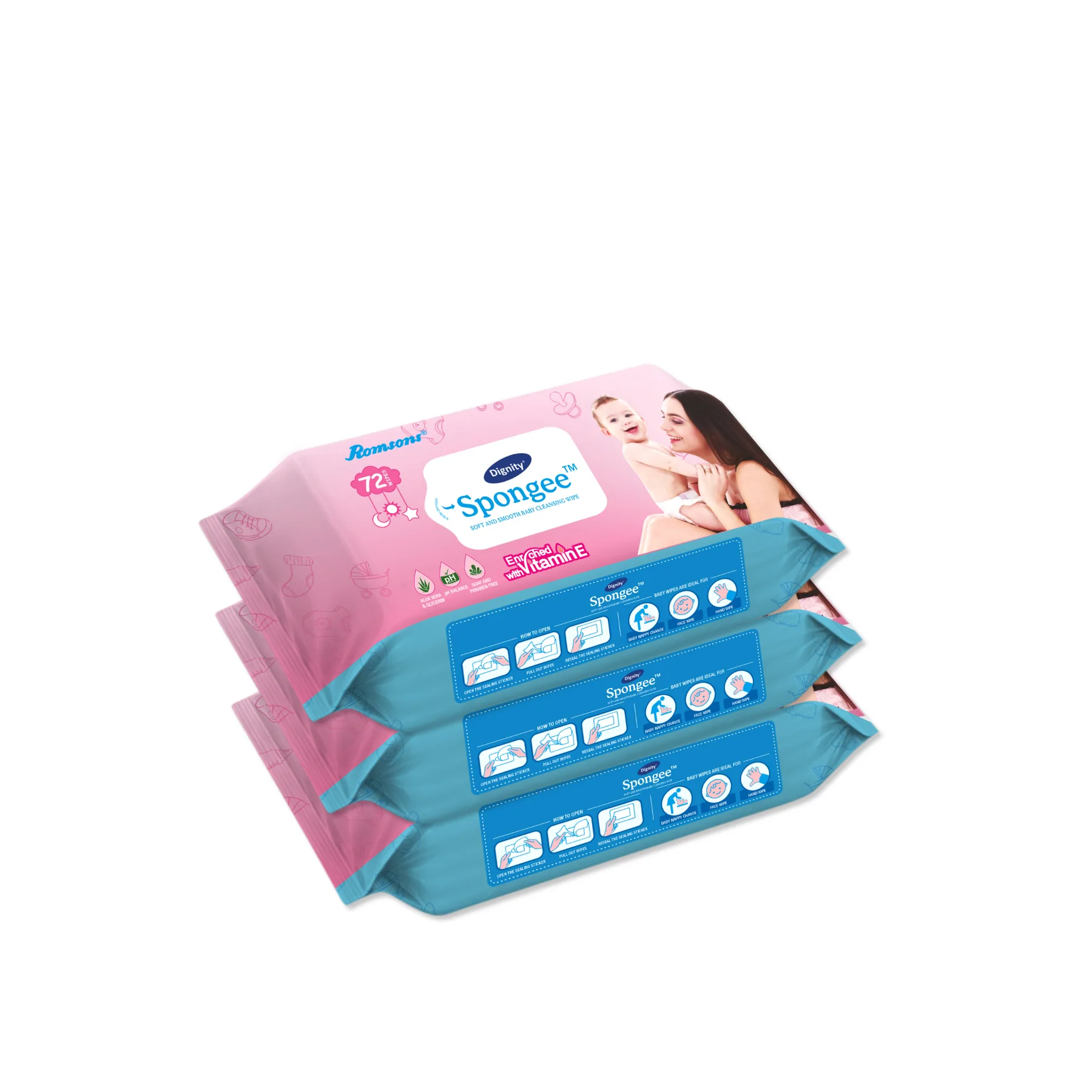 WET WIPES SPONGEE 80PCS
